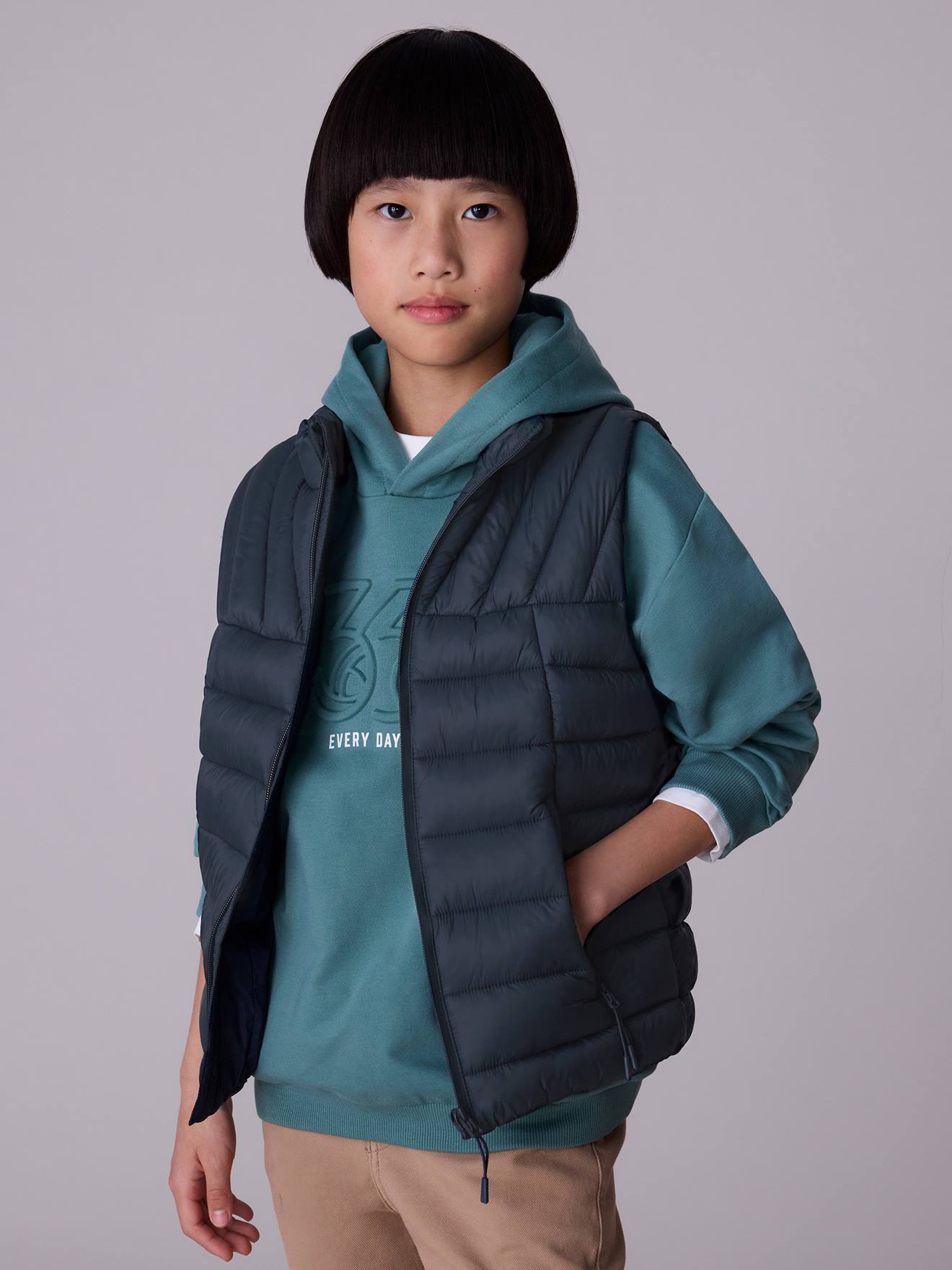 Thumbnail - Leichte Jungen Steppweste Mayoral