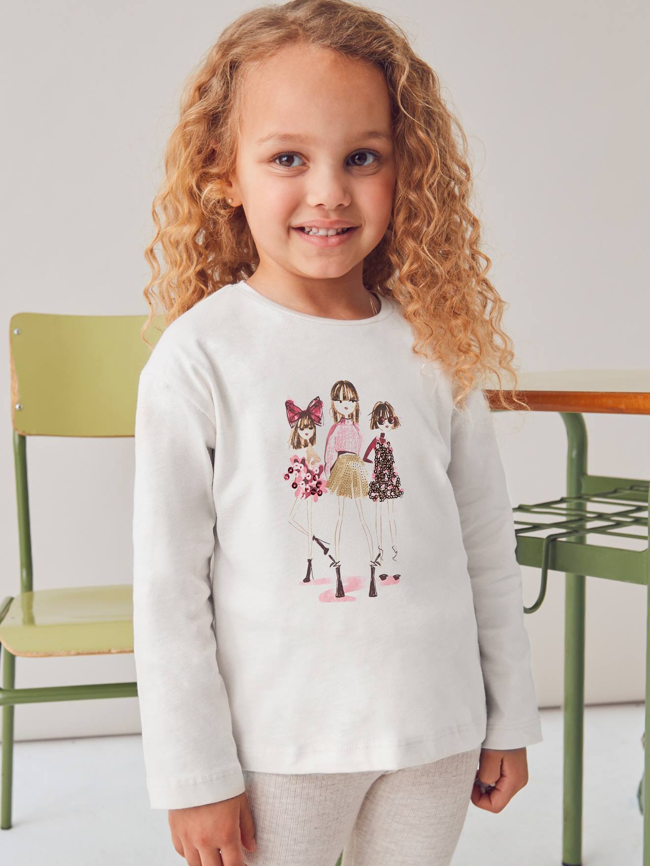 Thumbnail - Mädchen Shirt mit Pailletten Mayoral