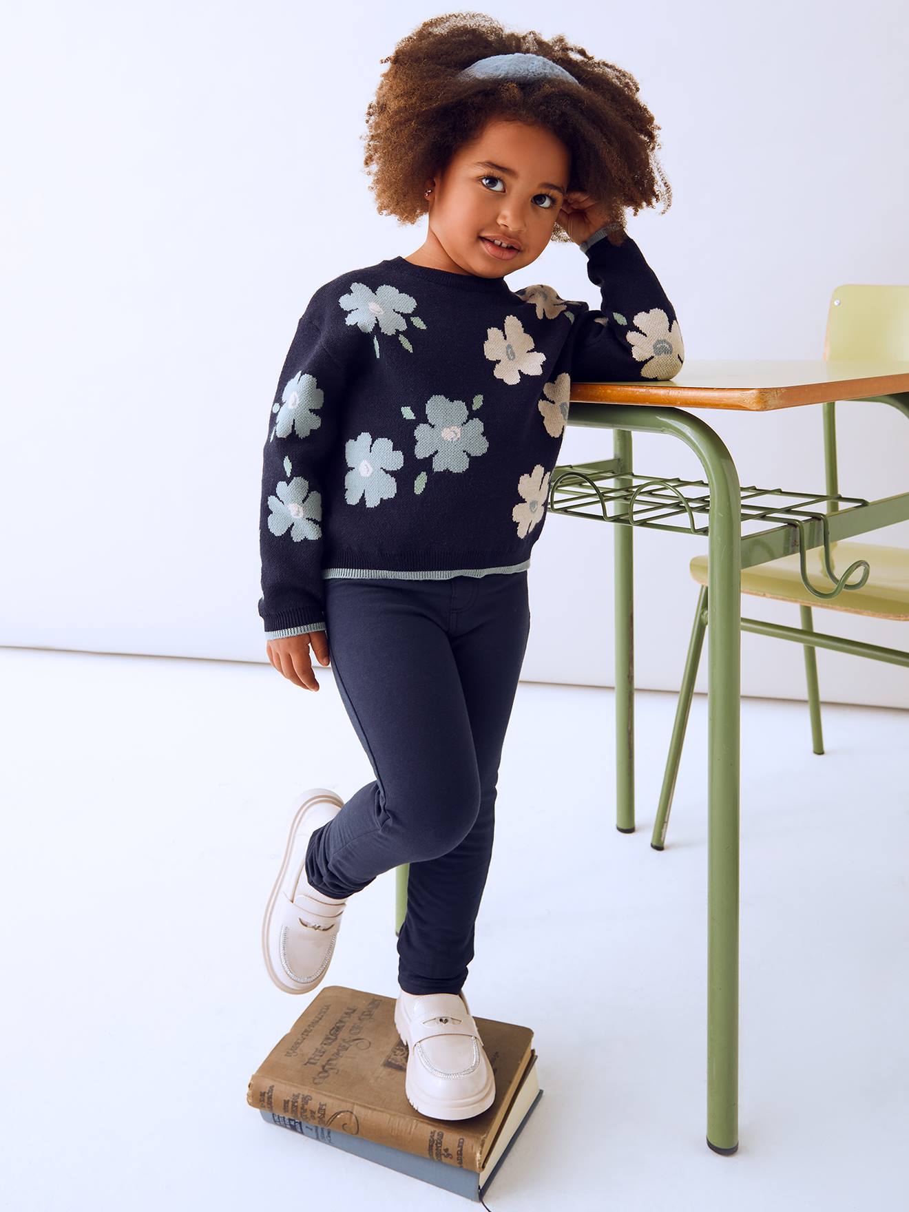 Thumbnail - Mädchen Hose aus Baumwoll-Stretch Mayoral