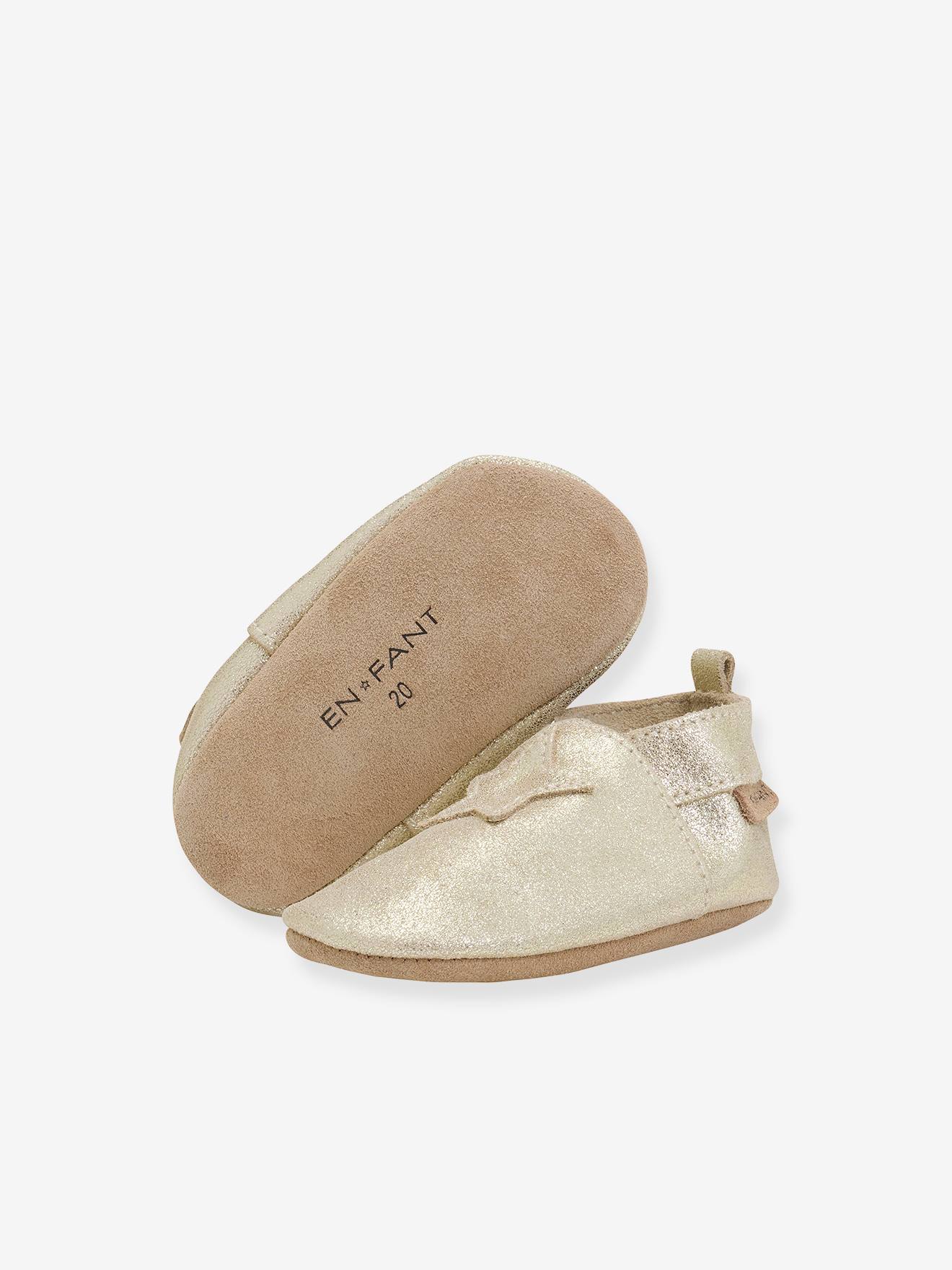 Thumbnail - Krabbelschuhe GLITTER Mädchen Baby En Fant