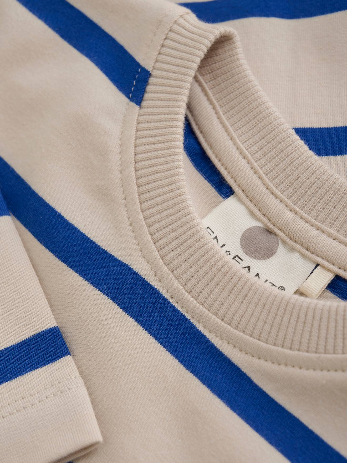 Thumbnail - Oversize-Langarmshirt mit Streifen Jungen En Fant