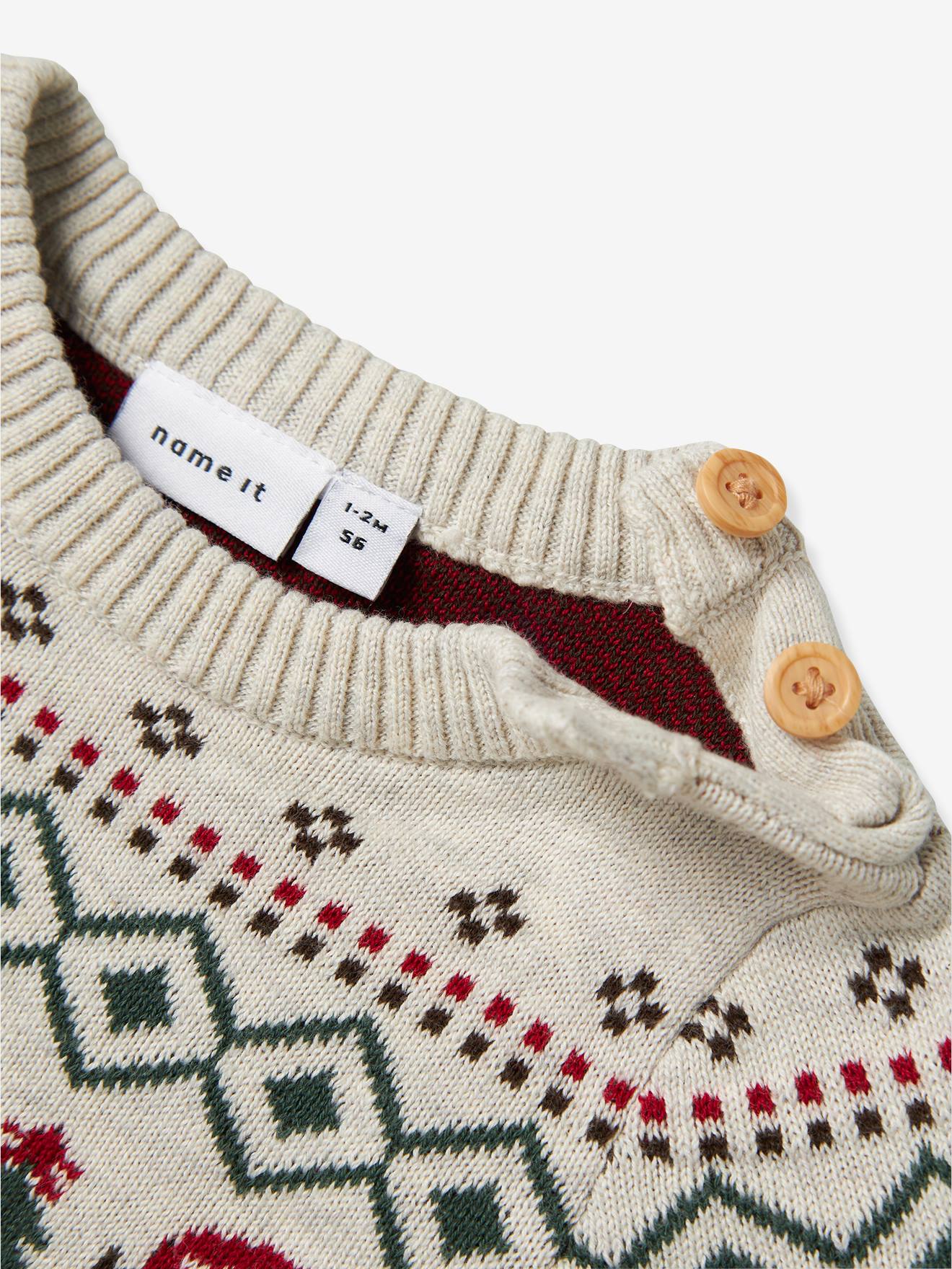 Thumbnail - Weihnachts-Overall NBNRALKO Baby NAME IT Strick