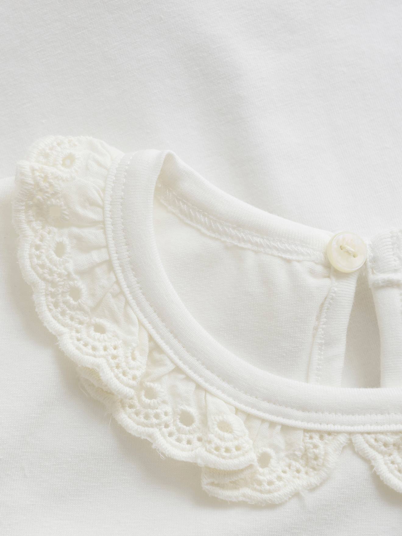 Thumbnail - Langarmshirt mit Spitzenkragen Mädchen En Fant