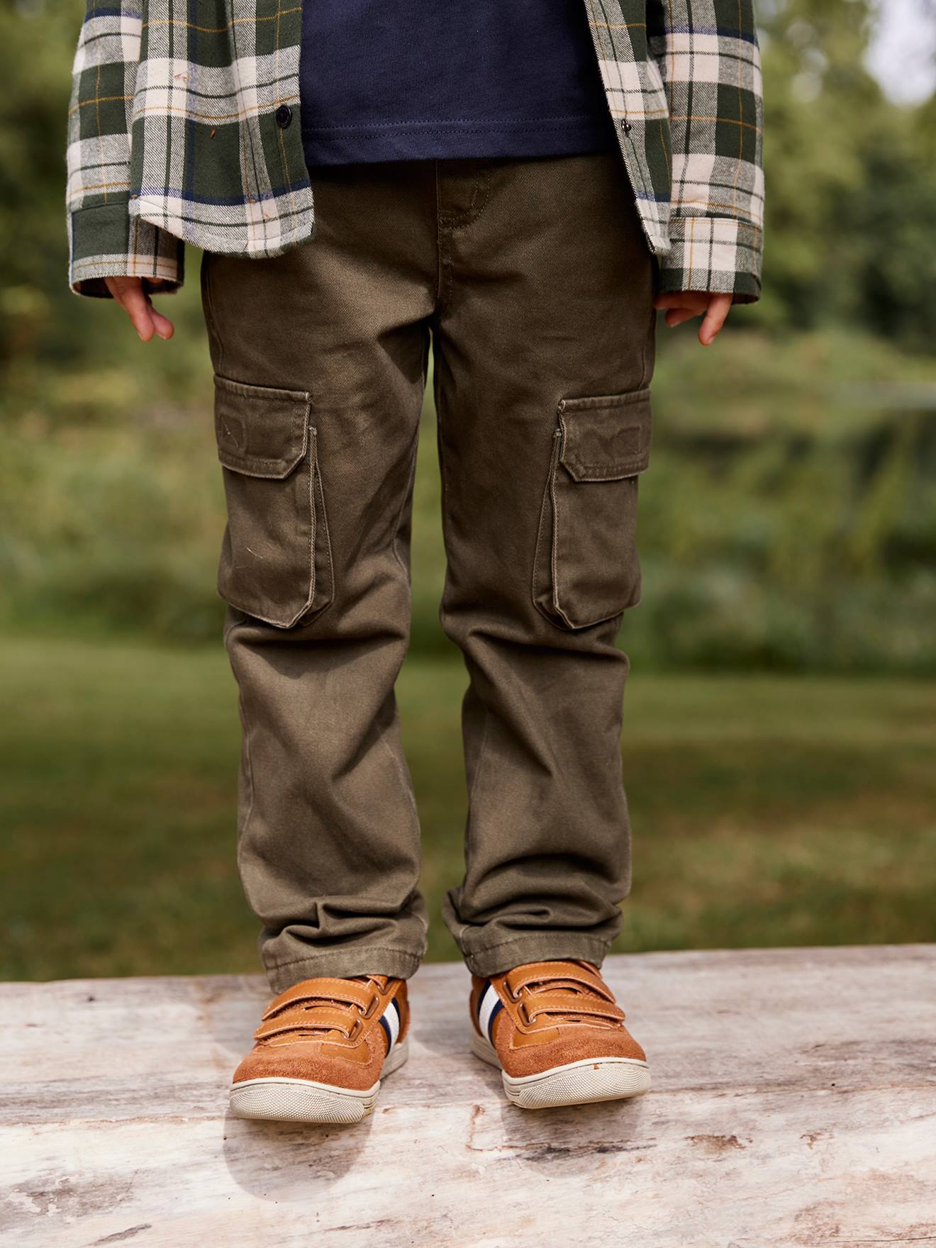 Jungen Thermo-Cargohose mit Dehnbund