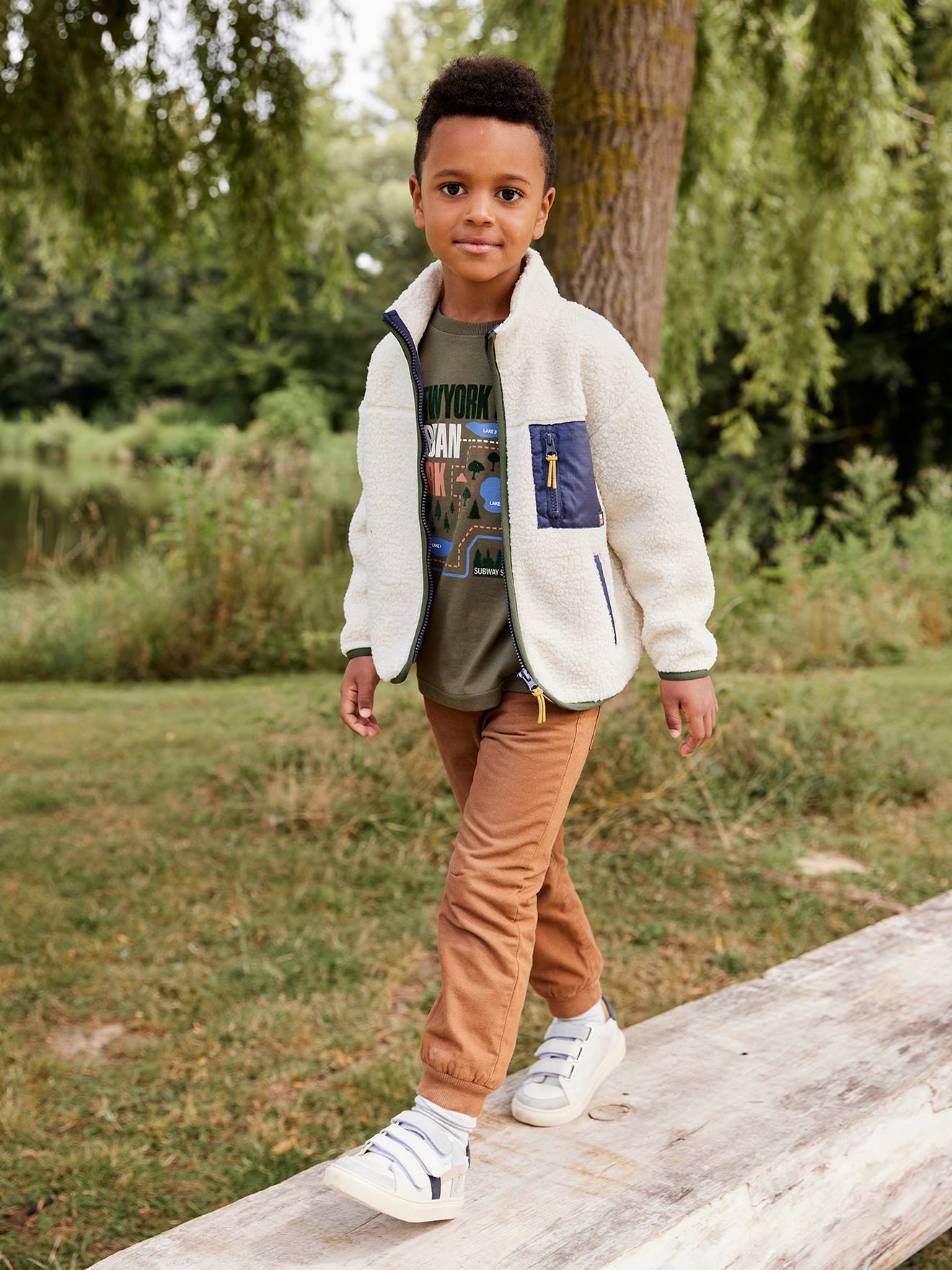 Thumbnail - Jungen Joggpants mit Fleecefutter