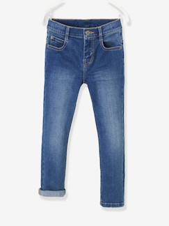 Jungenkleidung-Jeans-Jungen Slim-Fit-Jeans, Hüftweite COMFORT