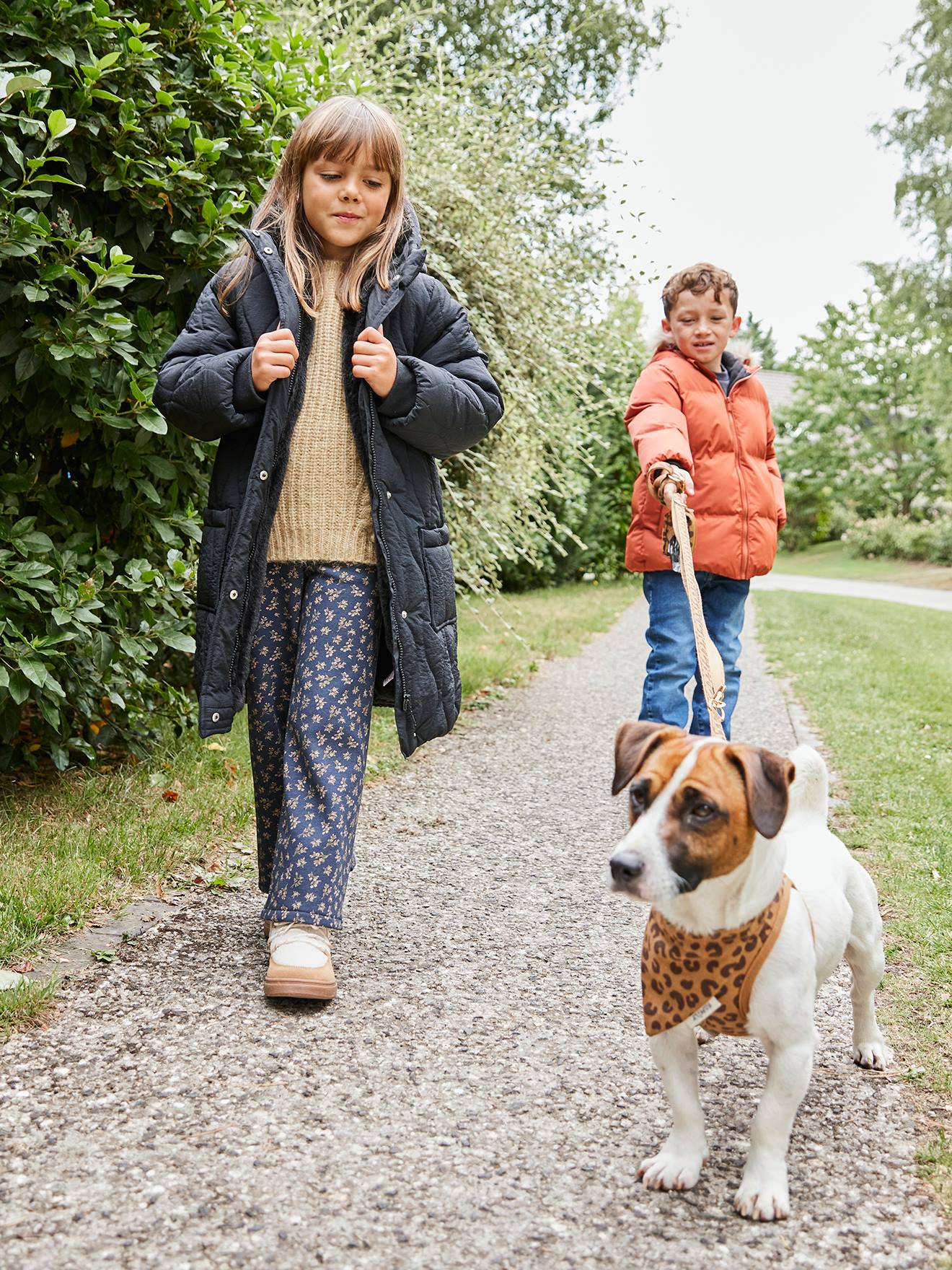 Thumbnail - Mädchen Steppmantel mit Webpelz-Kapuze