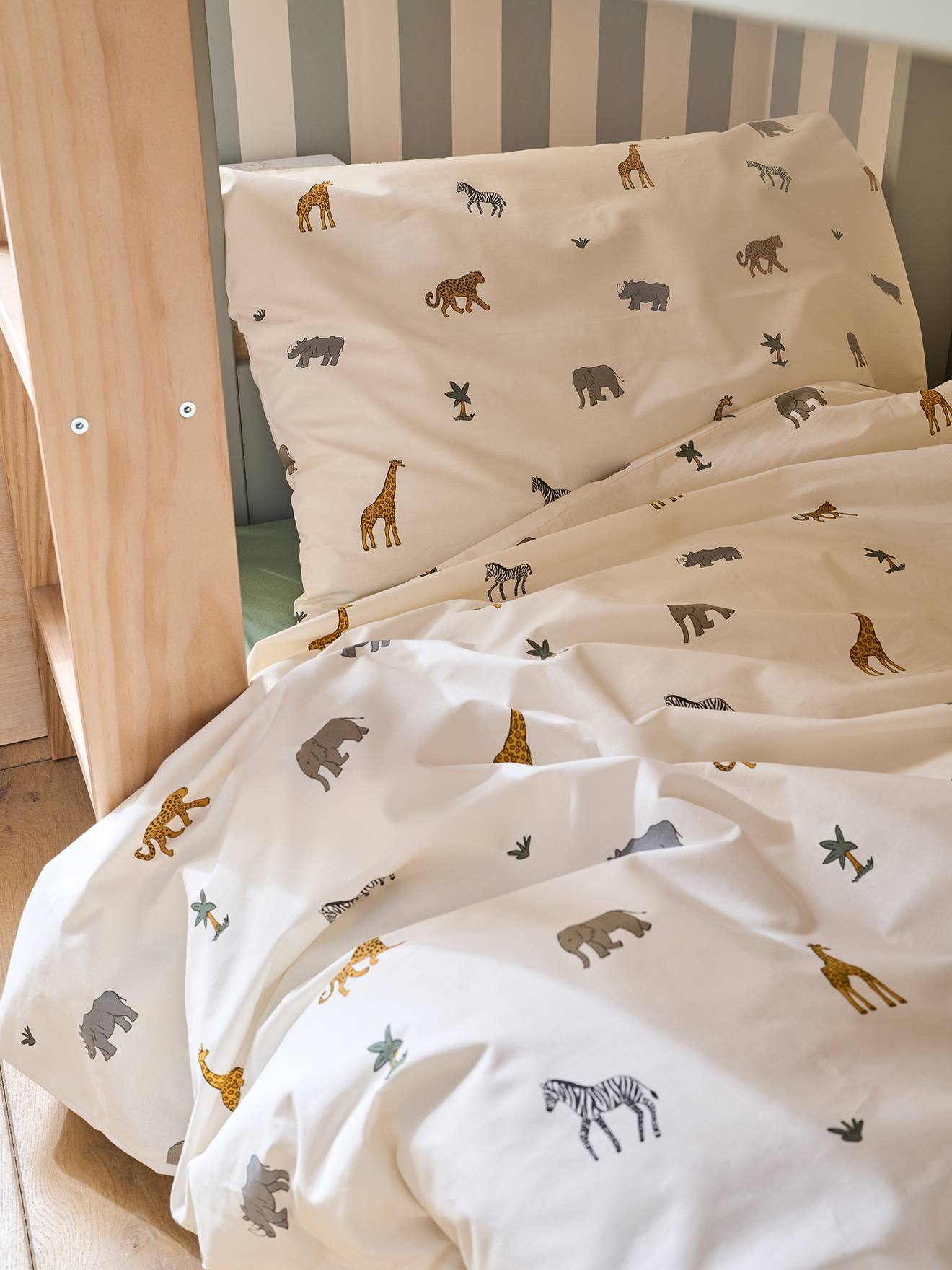 Bettwäsche-Set Kinder WILD ANIMALS