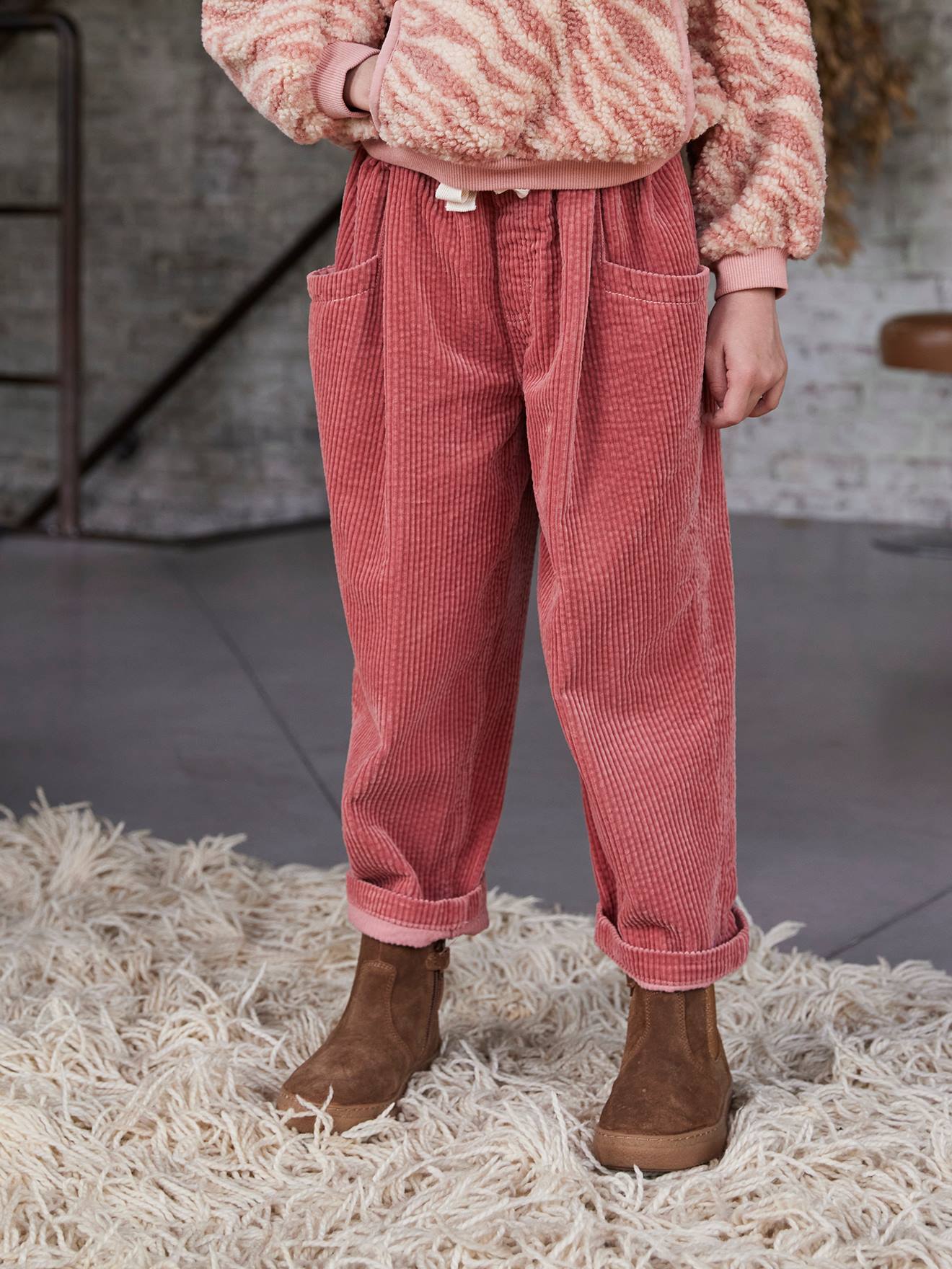Weite Cordhose Mädchen