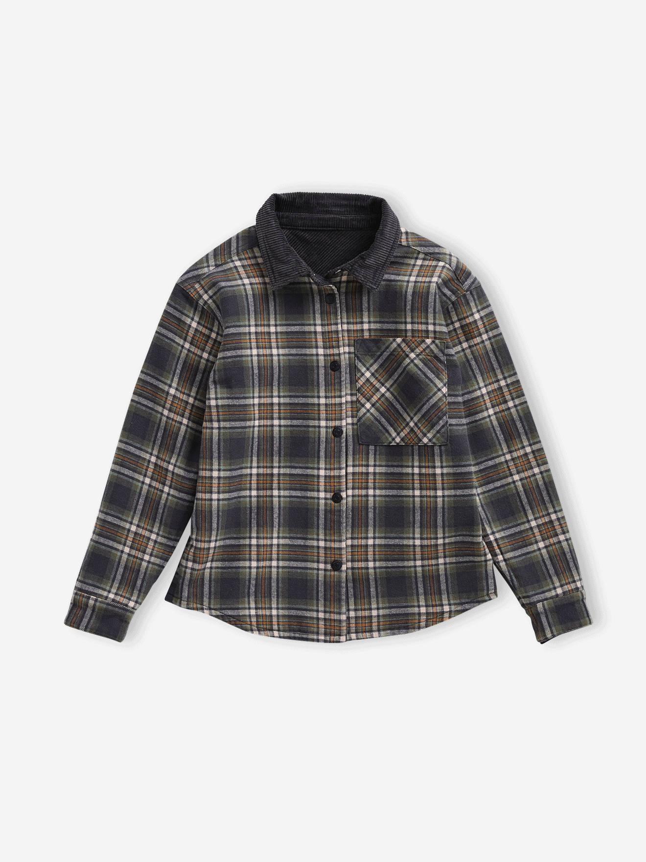 Thumbnail - Wendbares Jungen Hemd JONEN aus Flanell und Cord