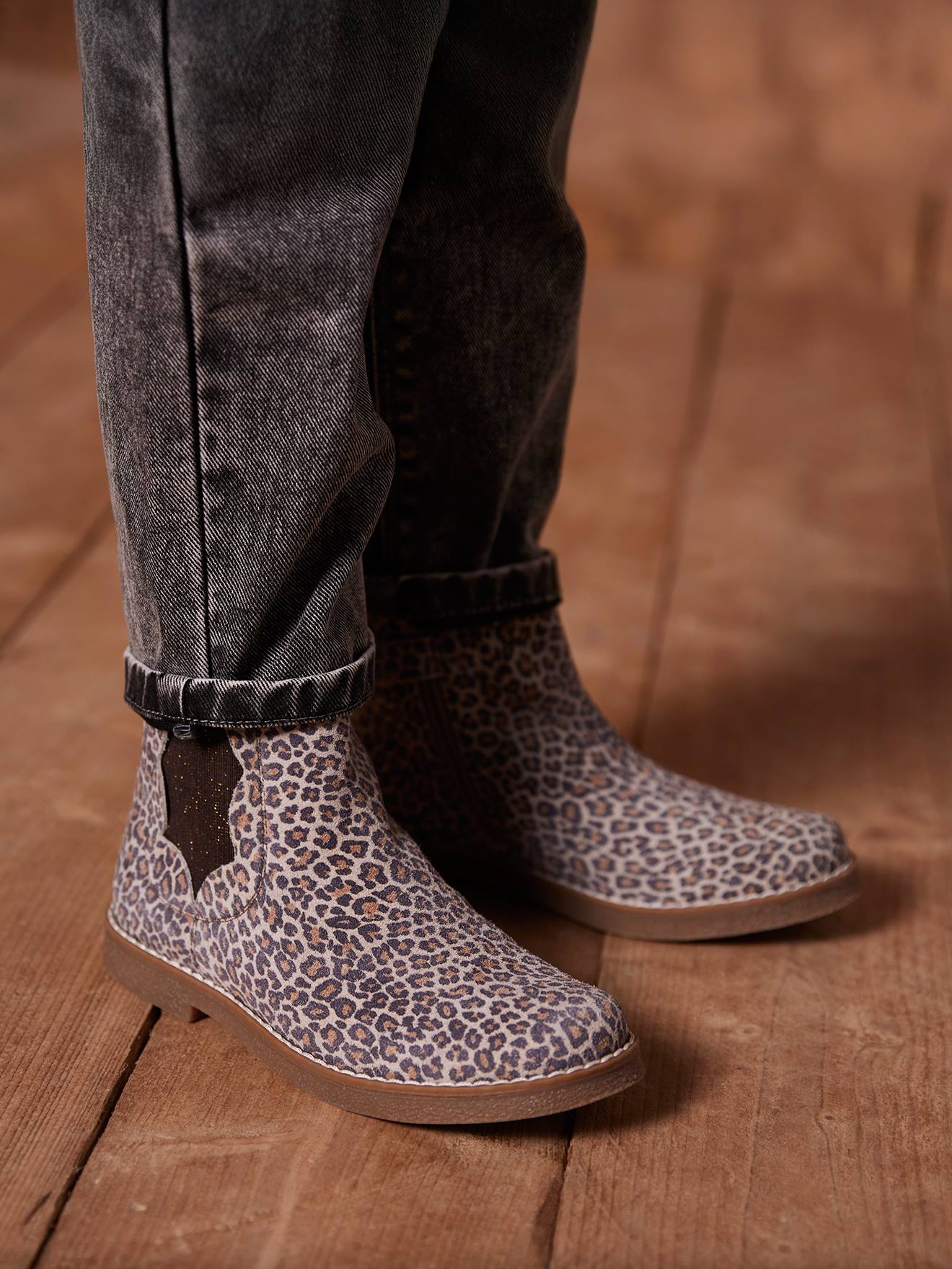 Mädchen Boots mit Reißverschluss