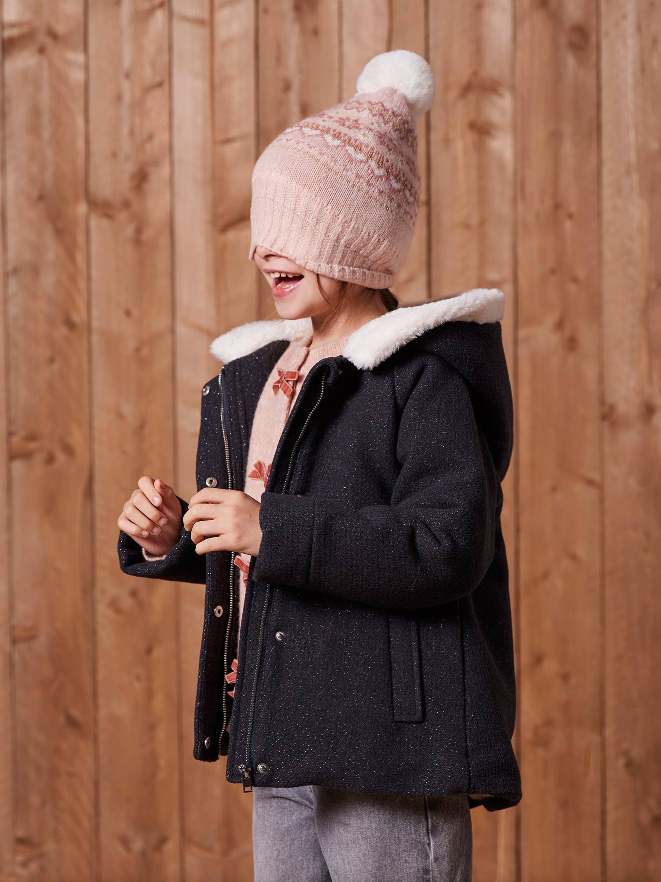 Thumbnail - Mädchen Wintermantel