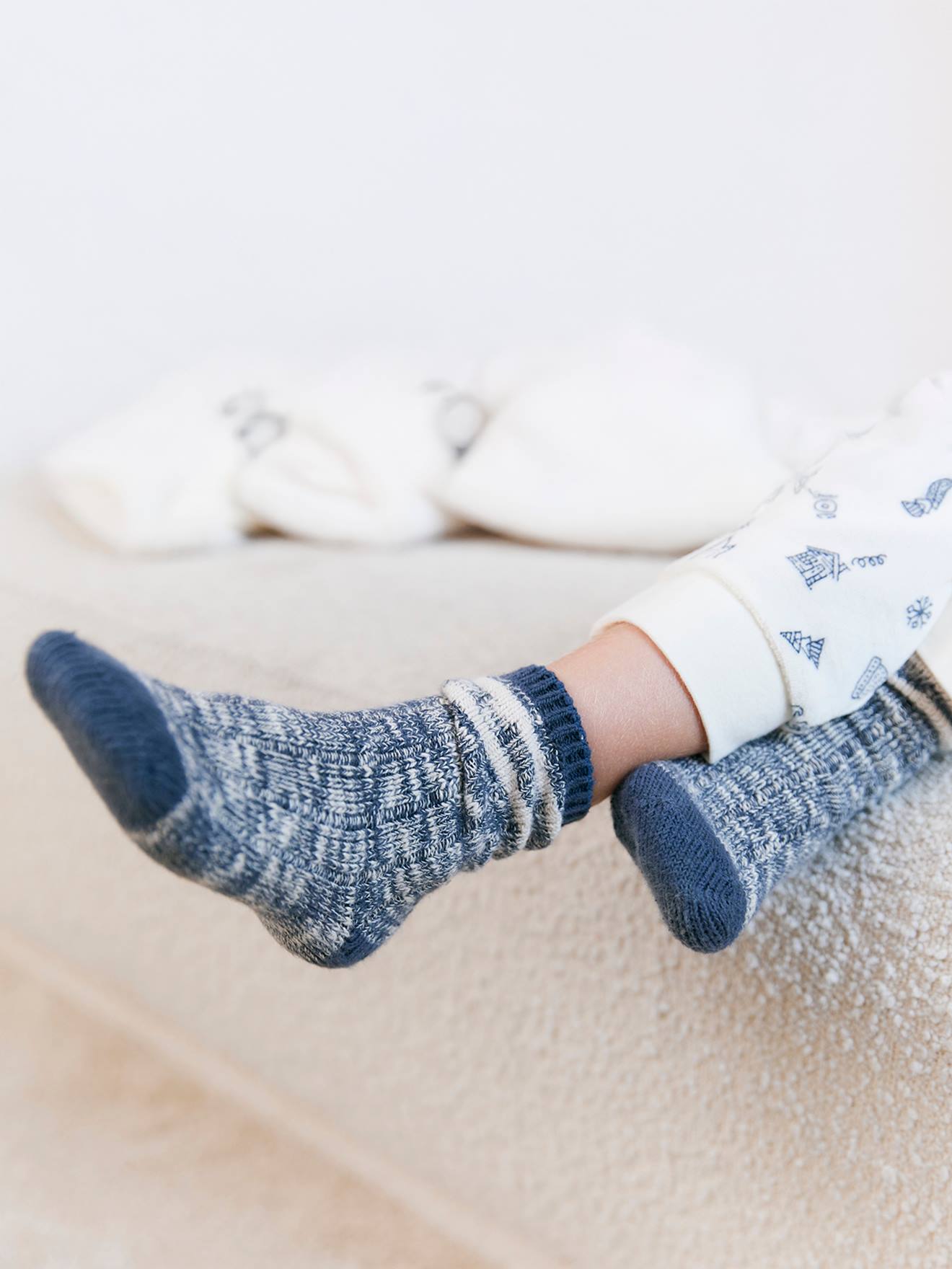 Thumbnail - 3er-Pack melierte Jungen Socken
