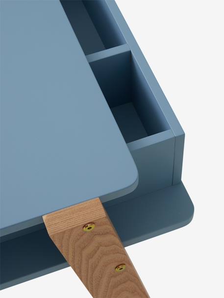 Schreibtisch ,,Architekt Mini' - grün+petrol+rosa+türkis+weiß/natur - 22