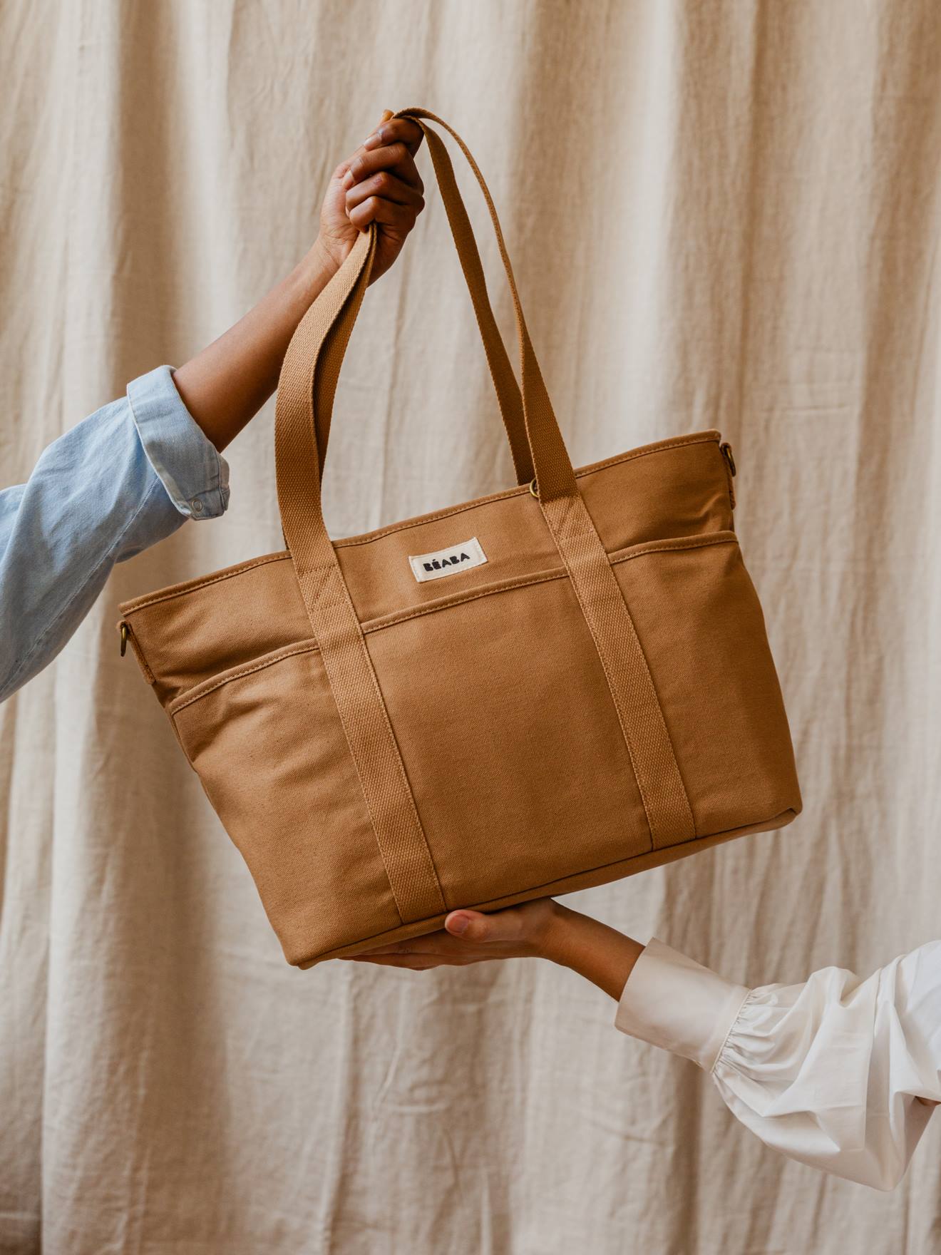 Thumbnail - Wickeltasche MADRID XXL-Tote-Bag BEABA ocker