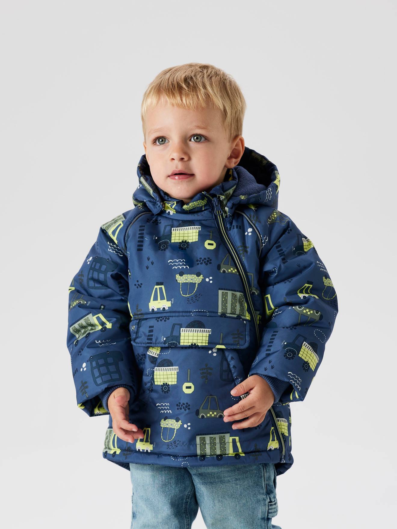 Thumbnail - Gefütterte Jacke mit Kapuze Jungen NAME IT -