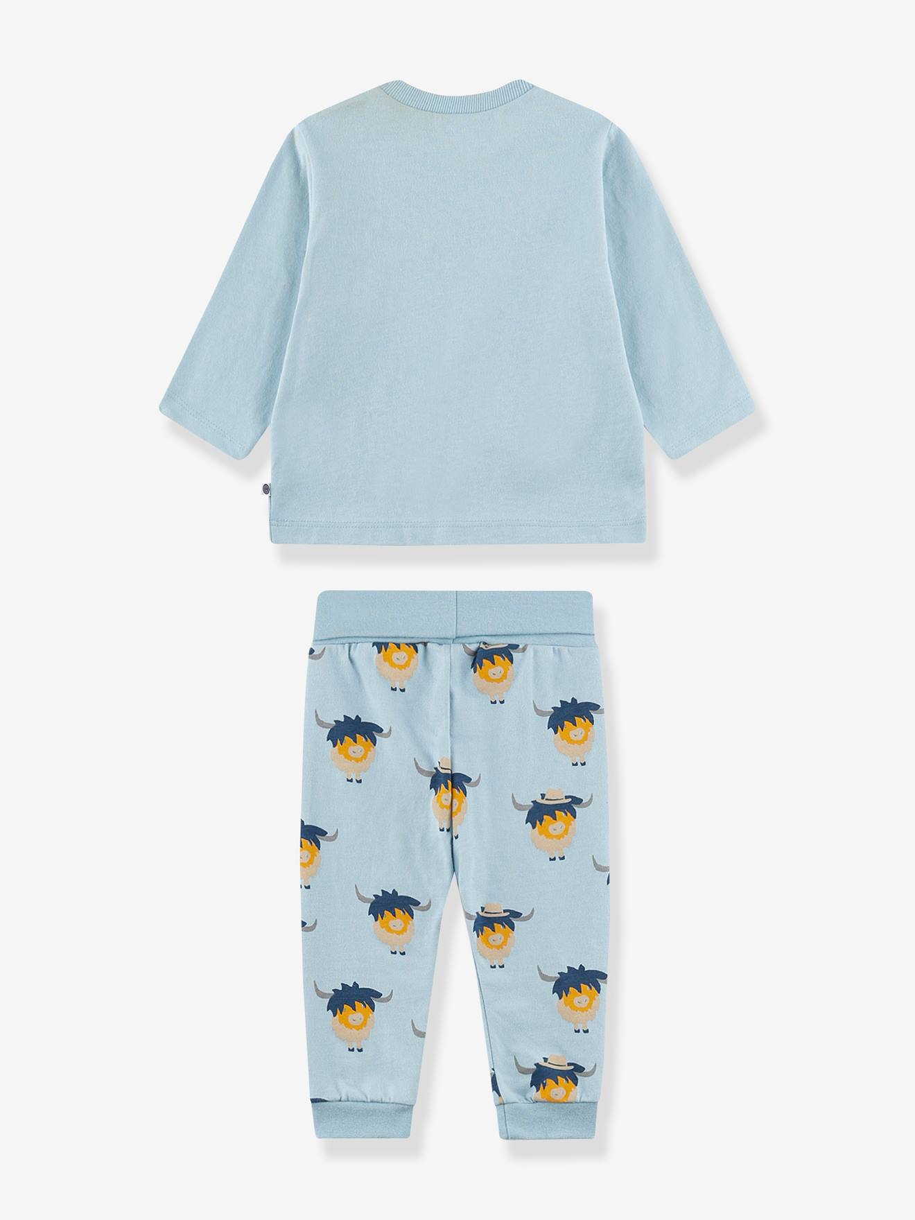 Thumbnail - Schlafanzug STIER Jungen Baby Sanetta Bio-Baumwolle