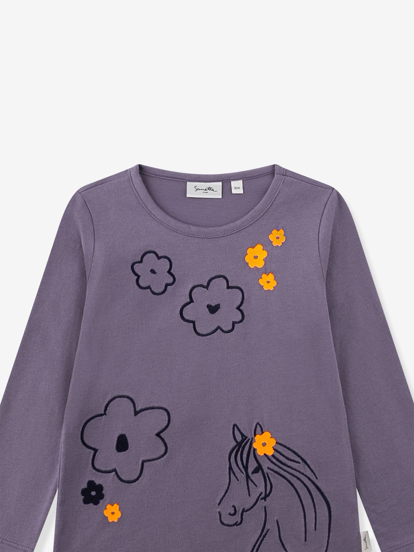 Thumbnail - Shirt Mädchen Sanetta PURE Bio-Baumwolle lila