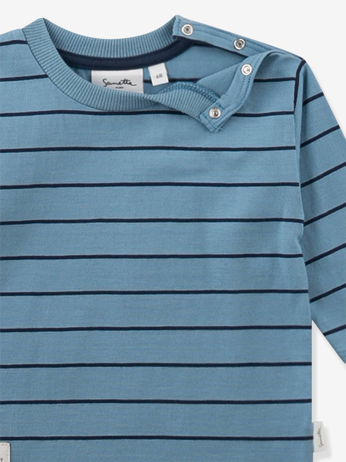 Thumbnail - Ringelshirt Jungen Sanetta PURE Bio-Baumwolle