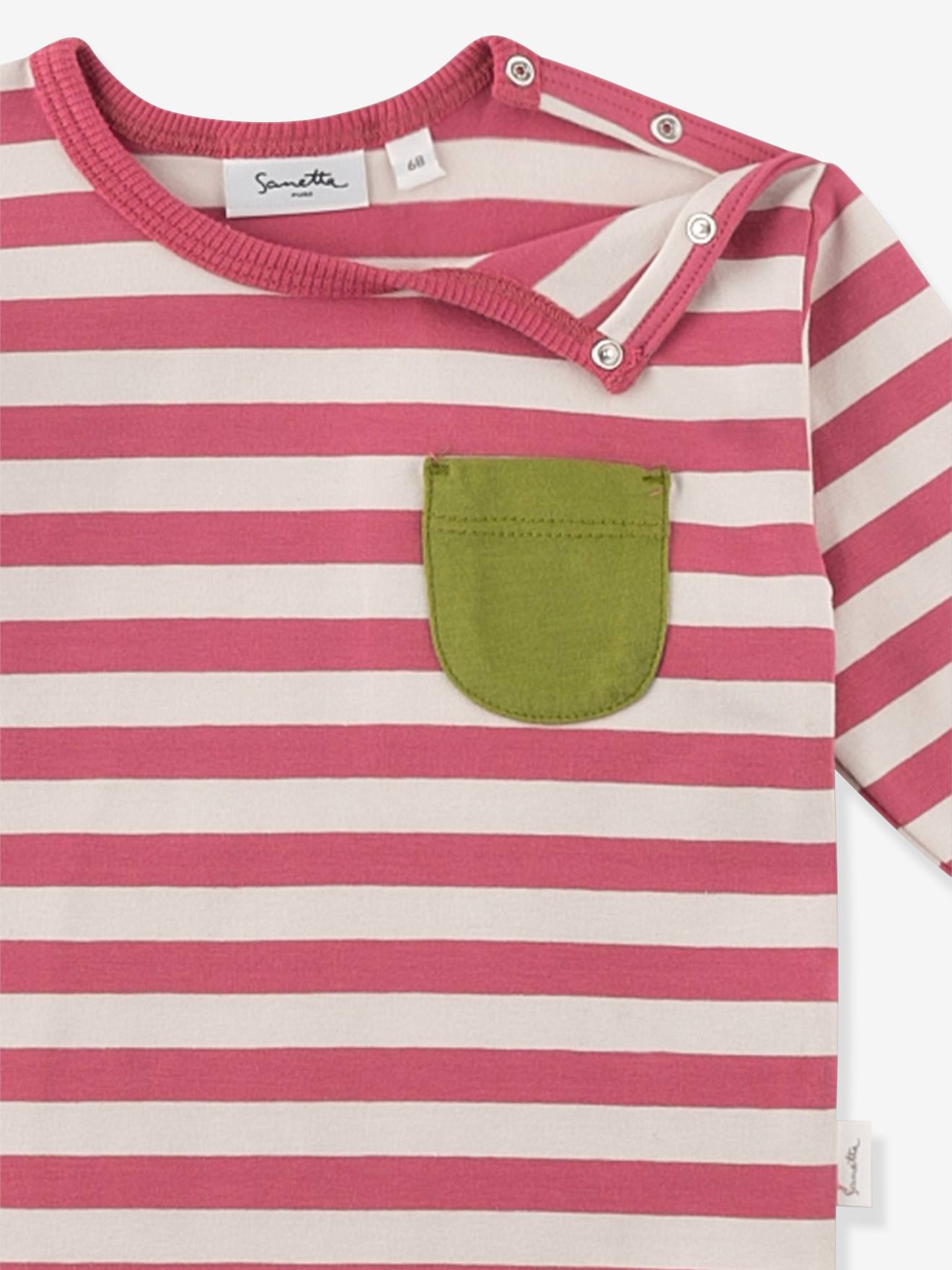 Thumbnail - Ringelshirt Mädchen Sanetta PURE Bio-Baumwolle