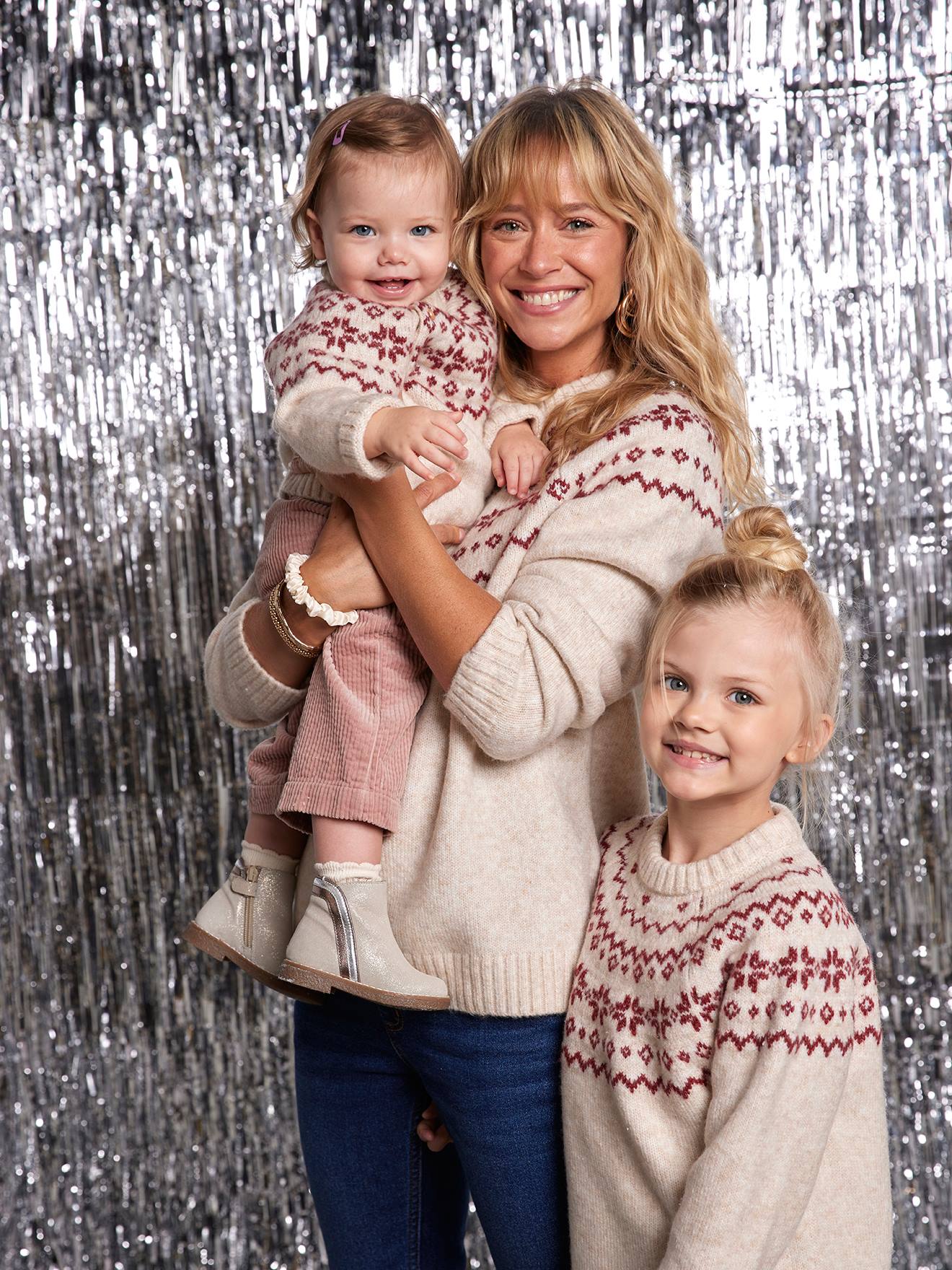 Damen Weihnachts-Pullover Jacquardstrick-Capsule ENVIE DE FRAISE