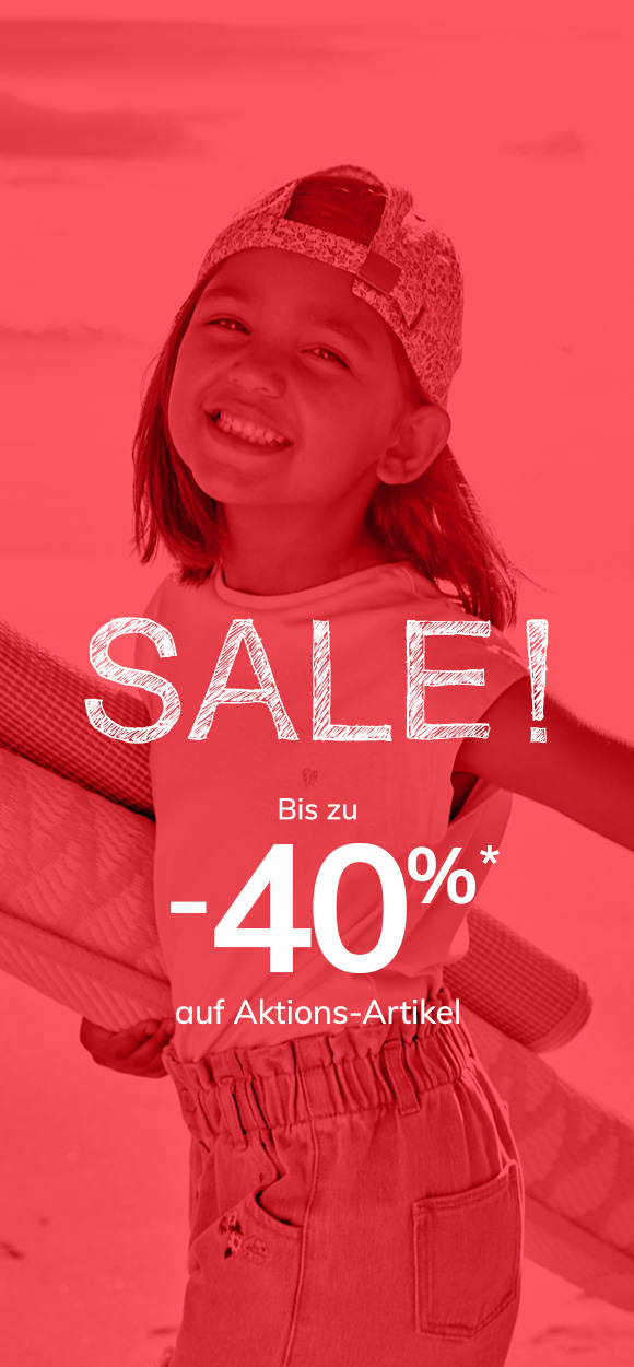 Sale! Bis zu -40% auf Aktions-Artikel